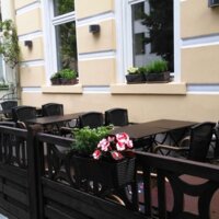Außenbereich des Ristorante Il Melo